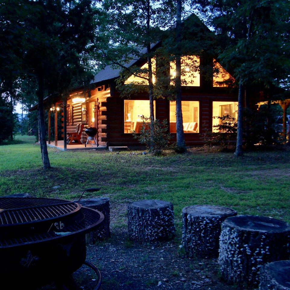 view of ISSI from fire pit area